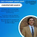 Student Spotlight: Christopher Marco